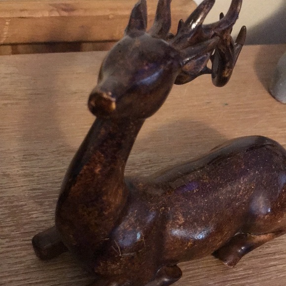 Vintage Wood Deer Figure - Picture 9 of 9